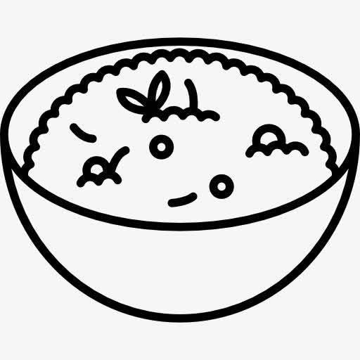 五色糯米饭简笔画 五色糯米饭简笔画卡通