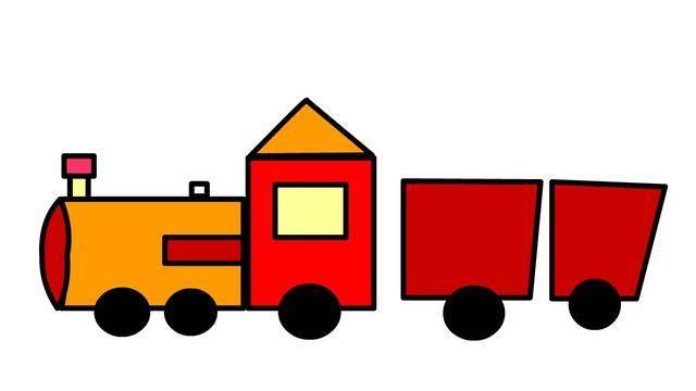 画火车简笔画图片大全 画火车简笔画图片大全