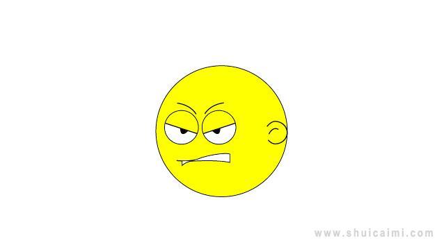 愤怒表情简笔画怎么画 愤怒表情简笔画简单
