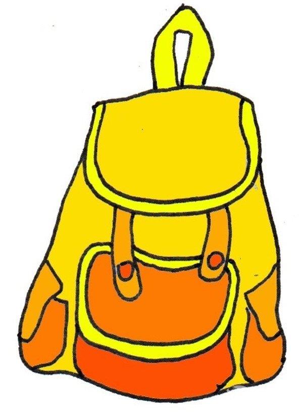 背包的简笔画怎么画 背包的简笔画顺序