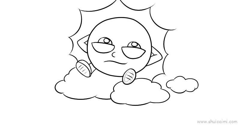 夏至儿童画怎么画 夏至简笔画步骤