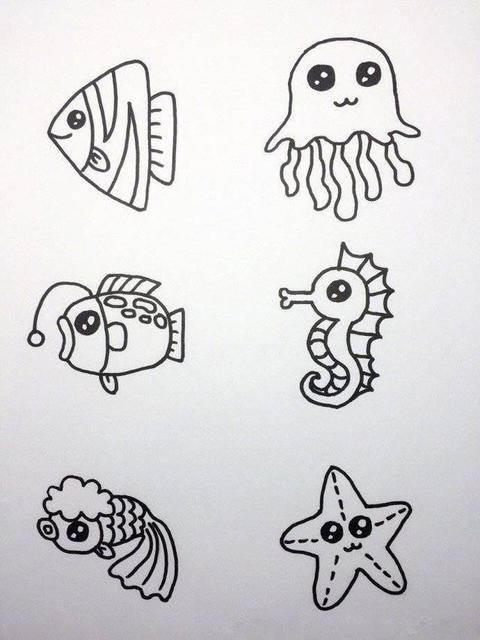 动物简笔画图片大全 动物简笔画图片大全简单可爱