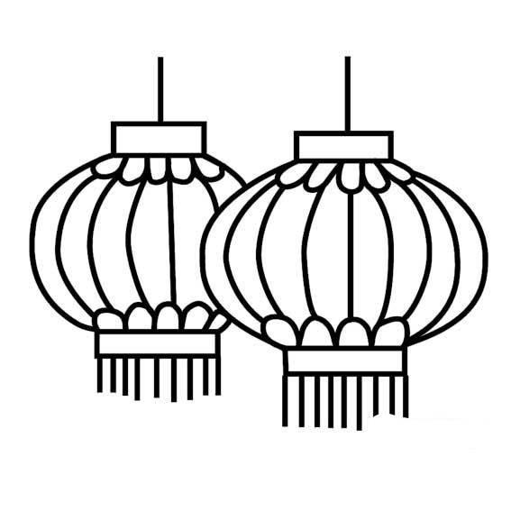 灯笼简笔画 灯笼简笔画儿童画