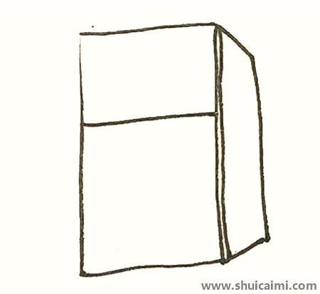 冰箱儿童简笔画