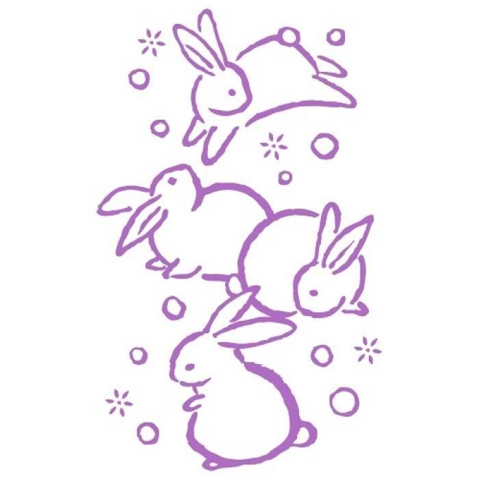 兔子笔刷素材简笔画 兔子笔刷素材简笔画大全