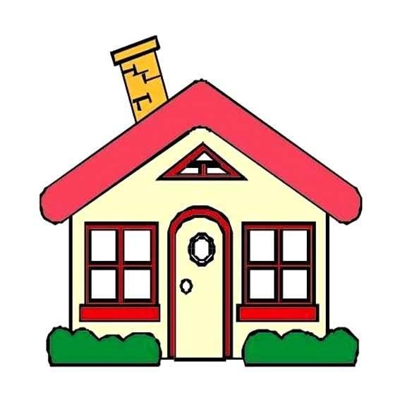 房子简笔画大全图片 幼儿房子简笔画大全图片