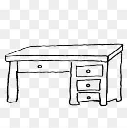 书桌简笔画 书桌简笔画简单又漂亮