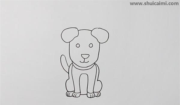 狗简笔画怎么画 狗简笔画顺序