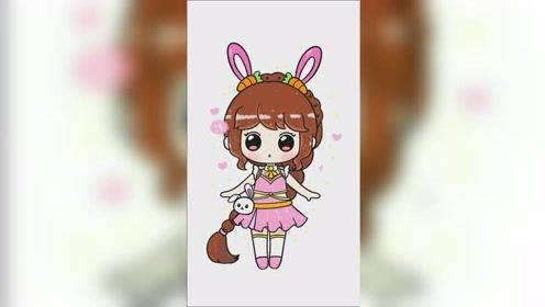 小舞简笔画 小舞简笔画可爱Q版