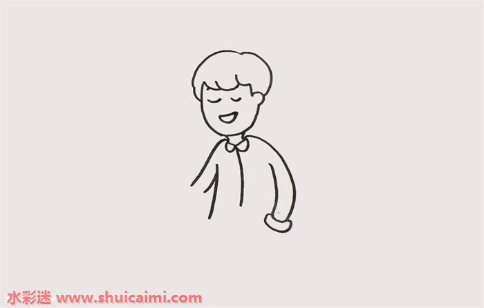 爸爸牵着女儿怎么画 爸爸牵着女儿简笔画简单又漂亮彩色