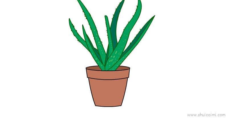 花盆儿童画怎么画 花盆简笔画图片