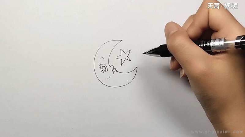 月亮简笔画怎么画 月亮简笔画步骤