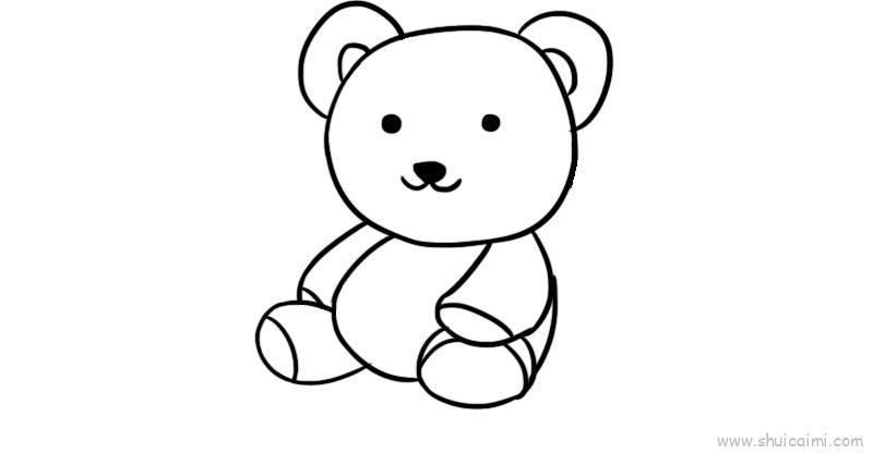 毛绒玩具儿童画怎么画 毛绒玩具简笔画图片