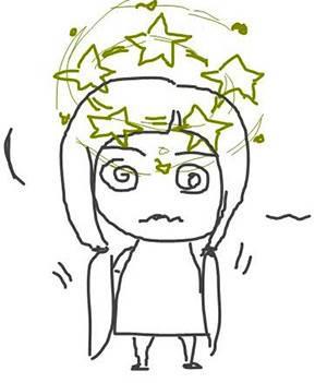 眼冒金星简笔画 眼冒金星怎么画