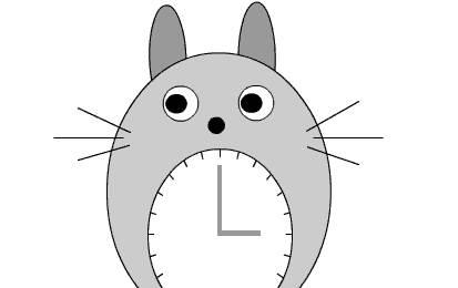 时钟简笔画 时钟简笔画可爱画法