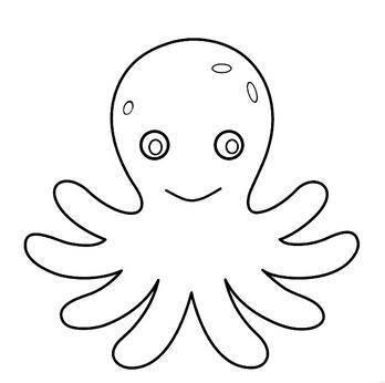 章鱼简笔画 章鱼简笔画画法可爱