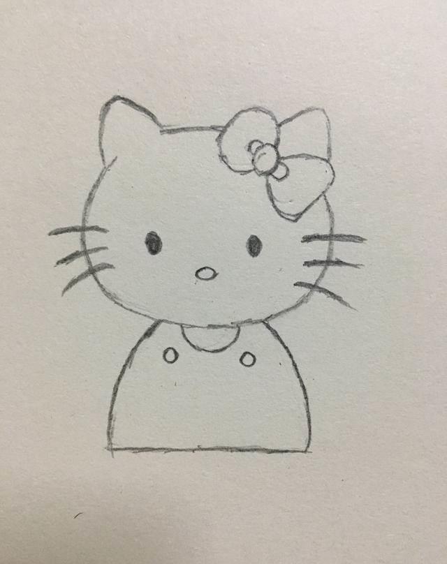 猫的简笔画 猫的简笔画可爱