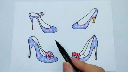 高跟鞋简笔画 高跟鞋简笔画图片大全