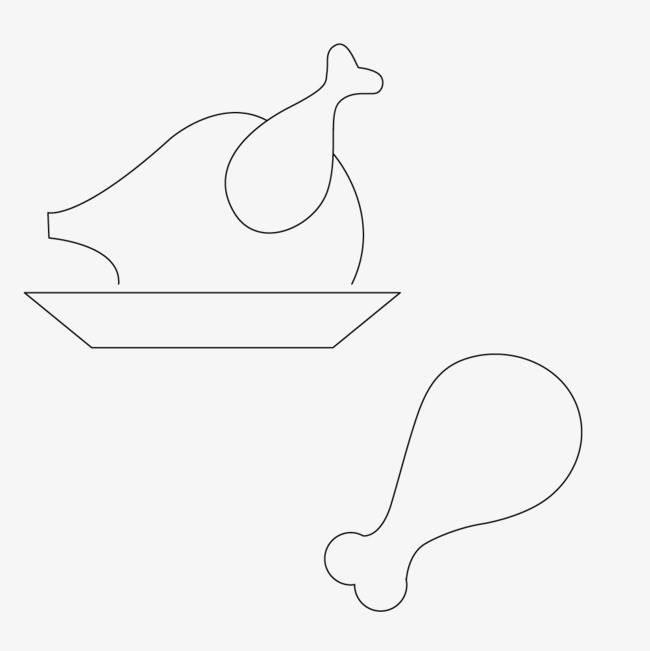 北京烤鸭简笔画 北京烤鸭简笔画一步一步