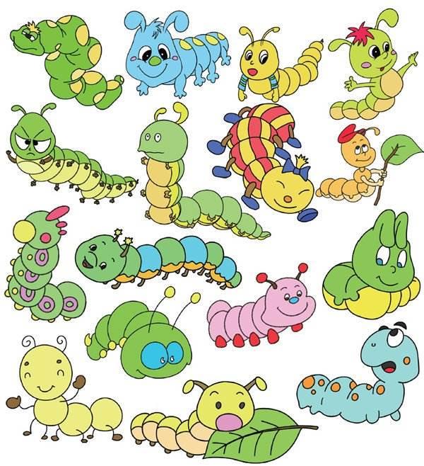 虫子简笔画 虫子简笔画图片大全