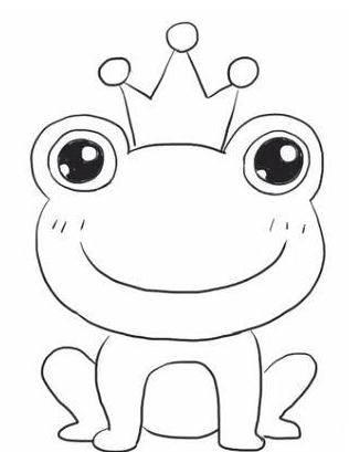 小青蛙简笔画图片大全 青蛙卡通简笔画图片