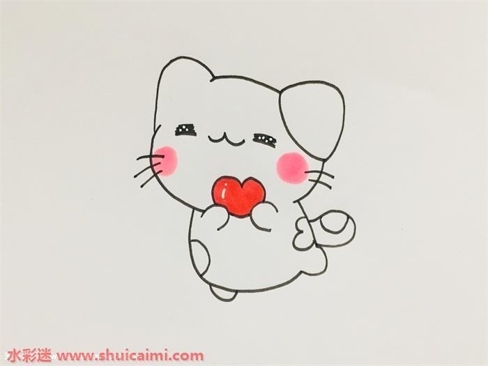 可爱小猫咪怎么画 可爱小猫咪简笔画简单又漂亮彩色