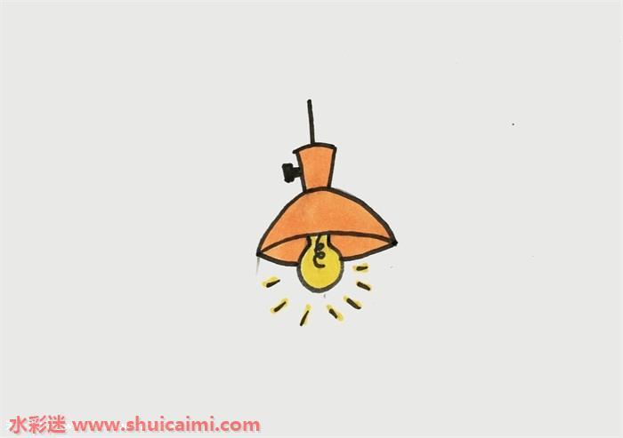 灯怎么画 灯简笔画彩色