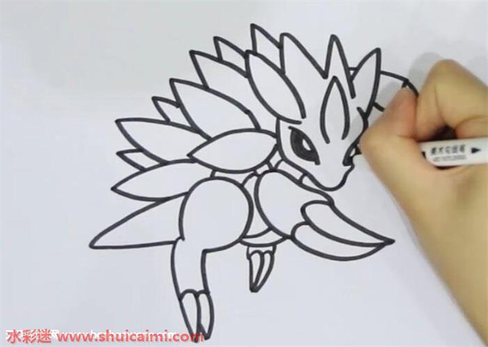 穿山王怎么画 穿山王简笔画漂亮