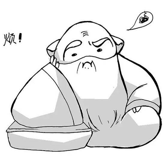 太上老君简笔画图片 太上老君的简笔画图片