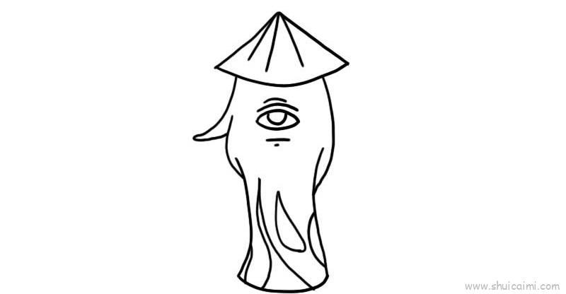 大鱼海棠儿童画怎么画 大鱼海棠简笔画图片