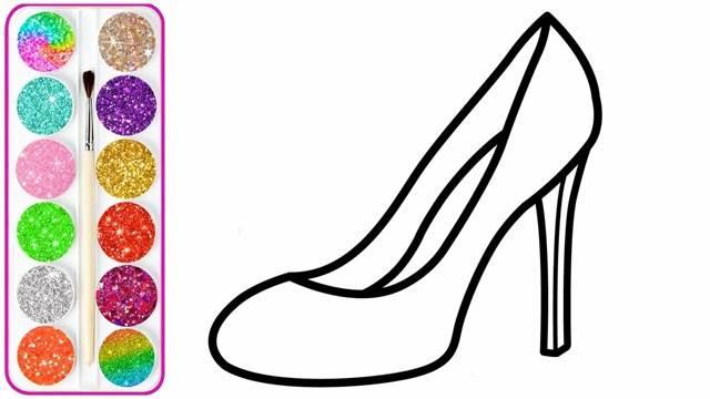 高跟鞋简笔画 高跟鞋简笔画图片大全