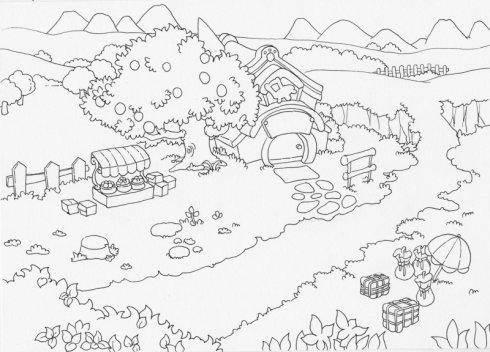 情景简笔画图片大全 情景简笔画图片大全带颜色