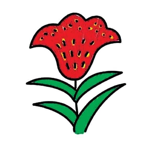 简笔画图片大全花草类 简笔画图片大全花草类有颜色