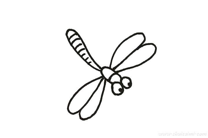 蜻蜓怎么画 蜻蜓简笔画简单又漂亮彩色