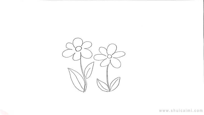 鲜花简笔画怎么画 鲜花简笔画顺序