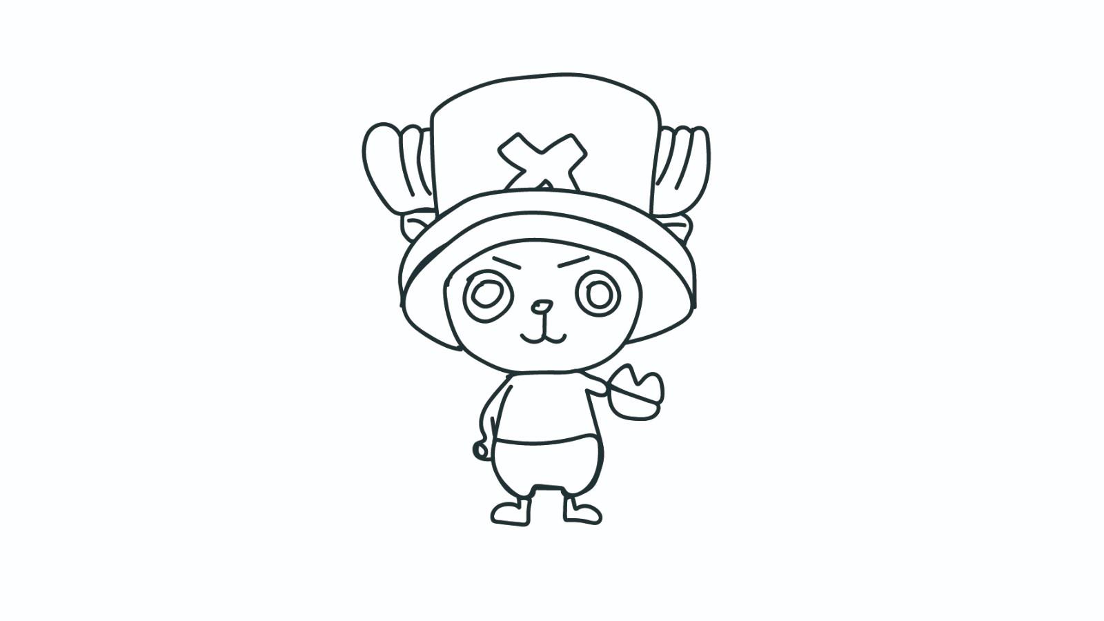 乔巴的简笔画怎么画 乔巴简笔画好看