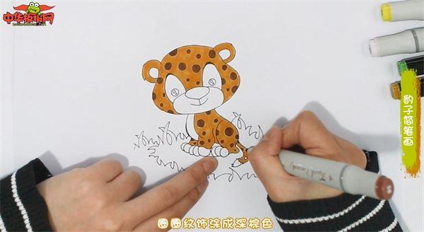 豹子怎么画 豹子简笔画画法
