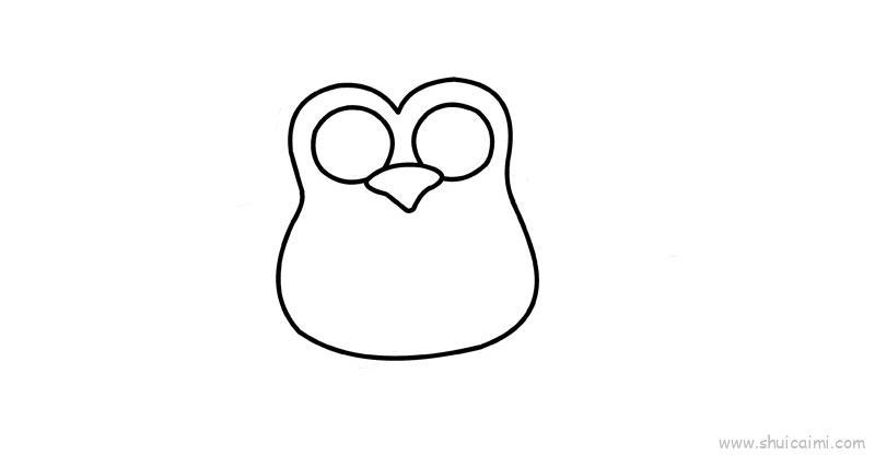 猫头鹰儿童画怎么画 猫头鹰简笔画画法