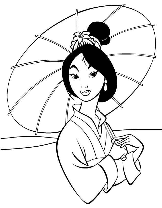 花木兰简笔画图片大全 花木兰简笔画图片大全可爱
