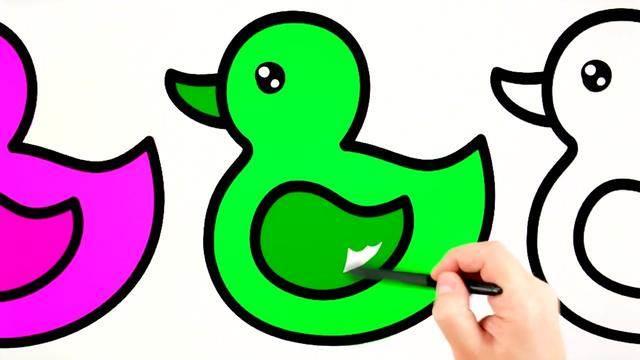 鸭子的简笔画图片大全大图 鸭子简笔画图片大全可爱