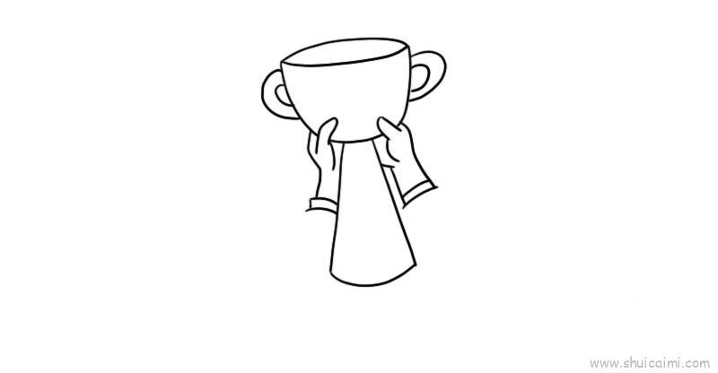 奖杯儿童画怎么画 奖杯简笔画图片大全