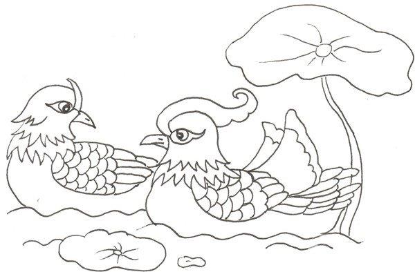 鸳鸯的简笔画怎么画 鸳鸯的简笔画简单又好看