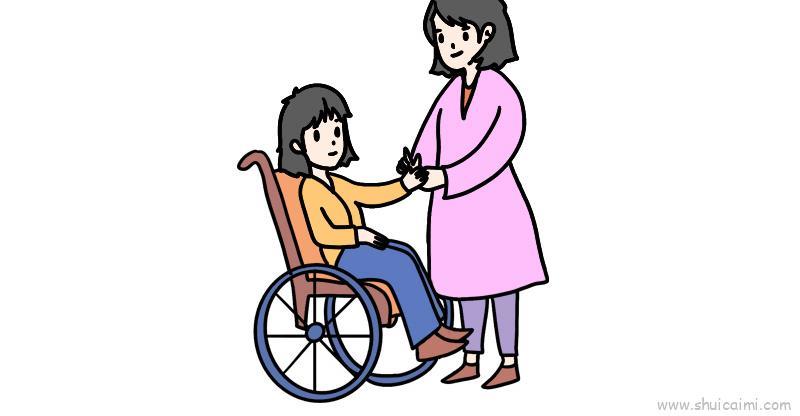 全国助残日儿童画怎么画 全国助残日简笔画简单又好看
