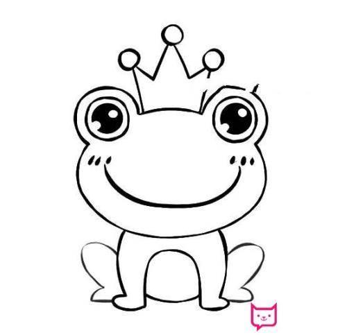 画青蛙的简笔画图片大全 青蛙简笔画带颜色