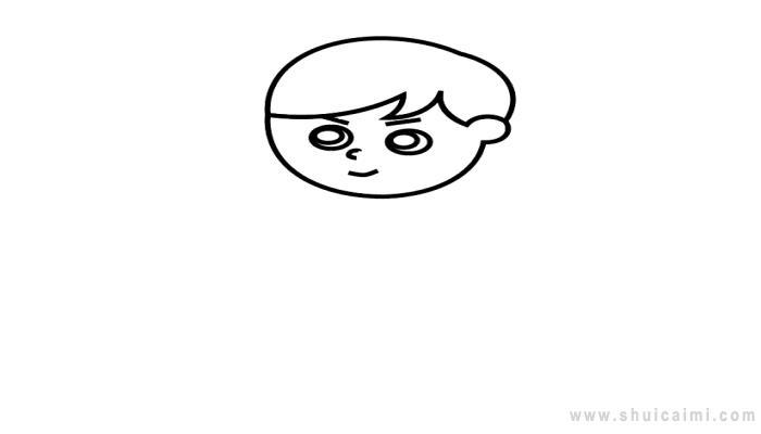 五四青年简笔画怎么画 五四青年简笔画顺序