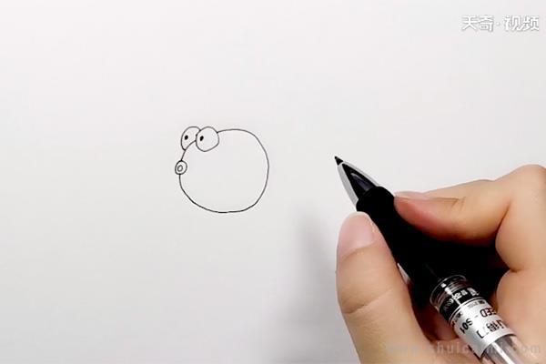 金鱼简笔画怎么画 金鱼简笔画简单