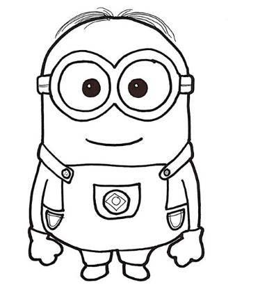 小黄人简笔画 小黄人简笔画图片