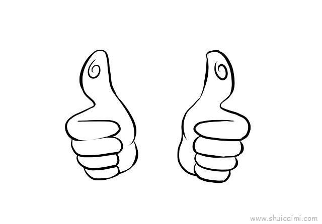 加油儿童画怎么画 加油简笔画图片