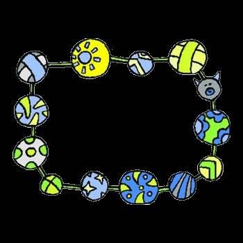 珠子手链简笔画 珠子手链简笔画大全