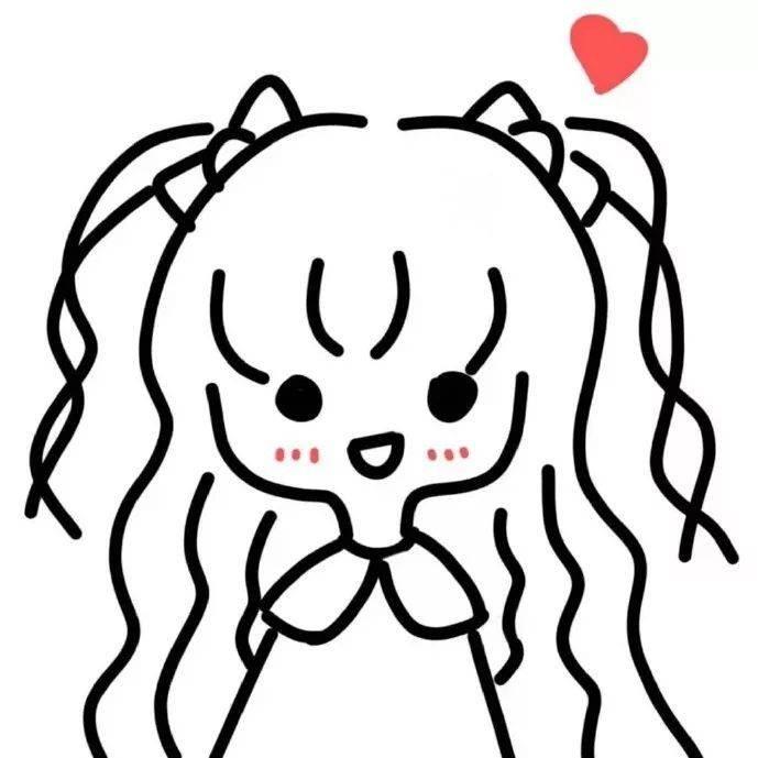 少女简笔画 少女简笔画简单又漂亮